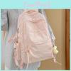Letter Pattern Girls School Bag With Soft Back Padding And Antiload Burden System For Middle School