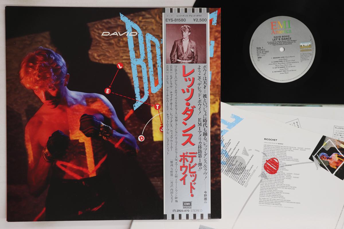 

LP Record DAVID BOWIE - Let s Dance EYS81580 EMI AMERICA 1983 Japan Obi Rock Used
