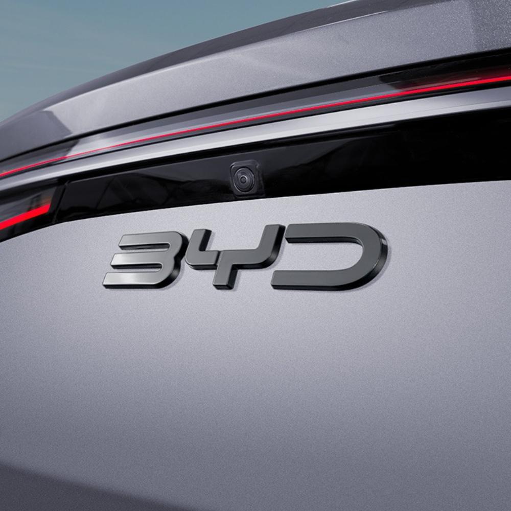 AAXX1 For BYD Seal 07 DM-i 2025 Front Emblem Decoration Rear Blackened Badge Cover Black Warrior Style Exterior Modification