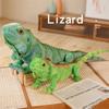 Simulation Lizard Plush Toy Long Tail Stuffed Lizard Doll Creative Plush Mane Lizard  Boys Girls