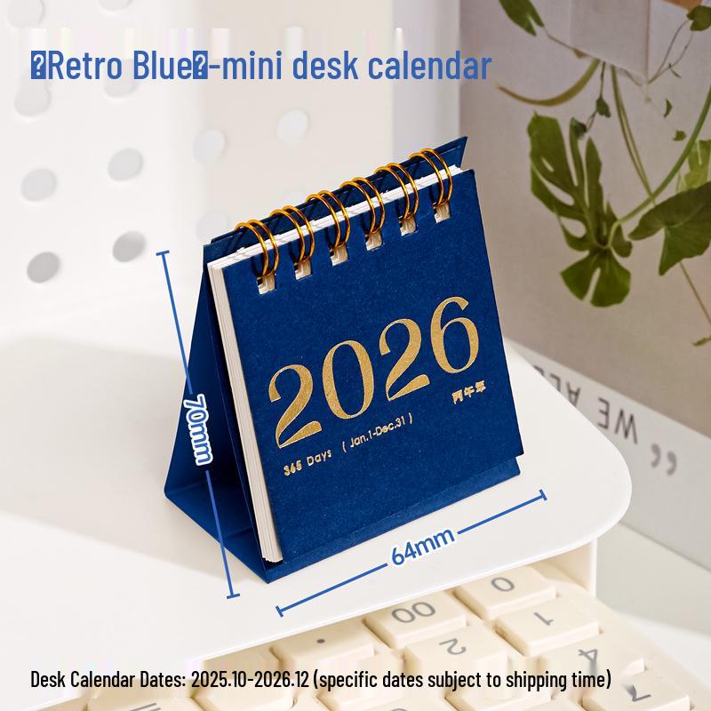 2026 Jahr des Pferdes Niedlicher Cartoon Schreibtischkalender & Planer Notizbuch für Studenten