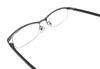 Nagoya Optical Co., Ltd. Soft Reading Glasses, Senior Glasses, Reading Glasses for Men, Stylish, Semi-rimless, Durable, Sturdy, Gray UN38 (Gray, +1.0