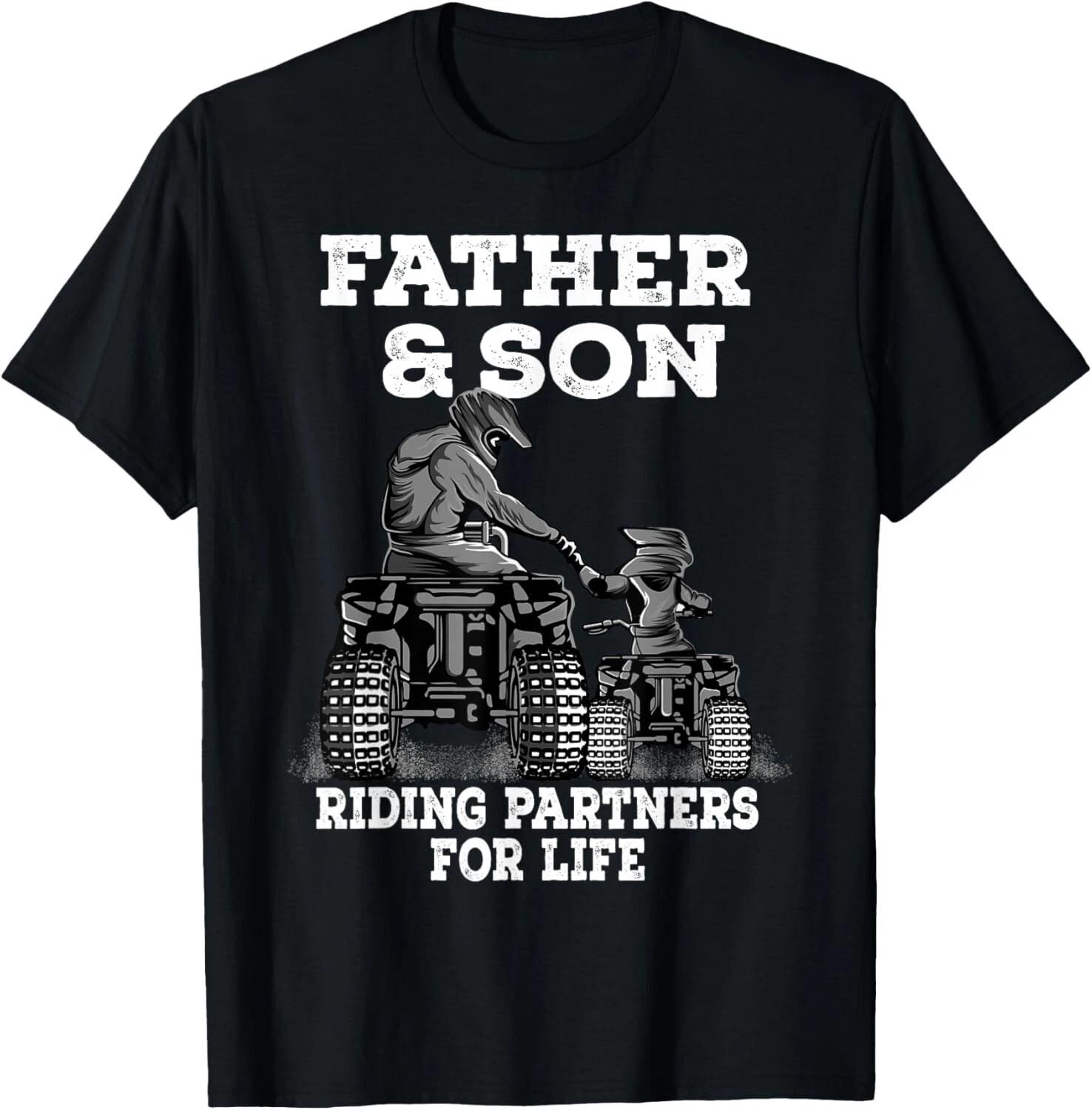 

Quad Bike - Father and Son Riding Partners For Life ATV Gift Unisex T-Shirt S