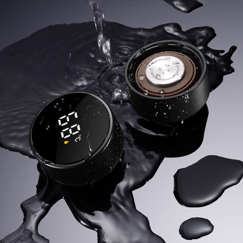Car Smart Thermos Bottle With Temperature Display Coffee Cup For Volkswagen Scirocco POLO Tiguan Passat B5 B6 B7 Golf EOS Jetta MK6 Octavia