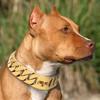 Doberman Titanium For Large Dogs Golden Silver Pet Supplies Dog Chain Pet Collar Dog Necklace