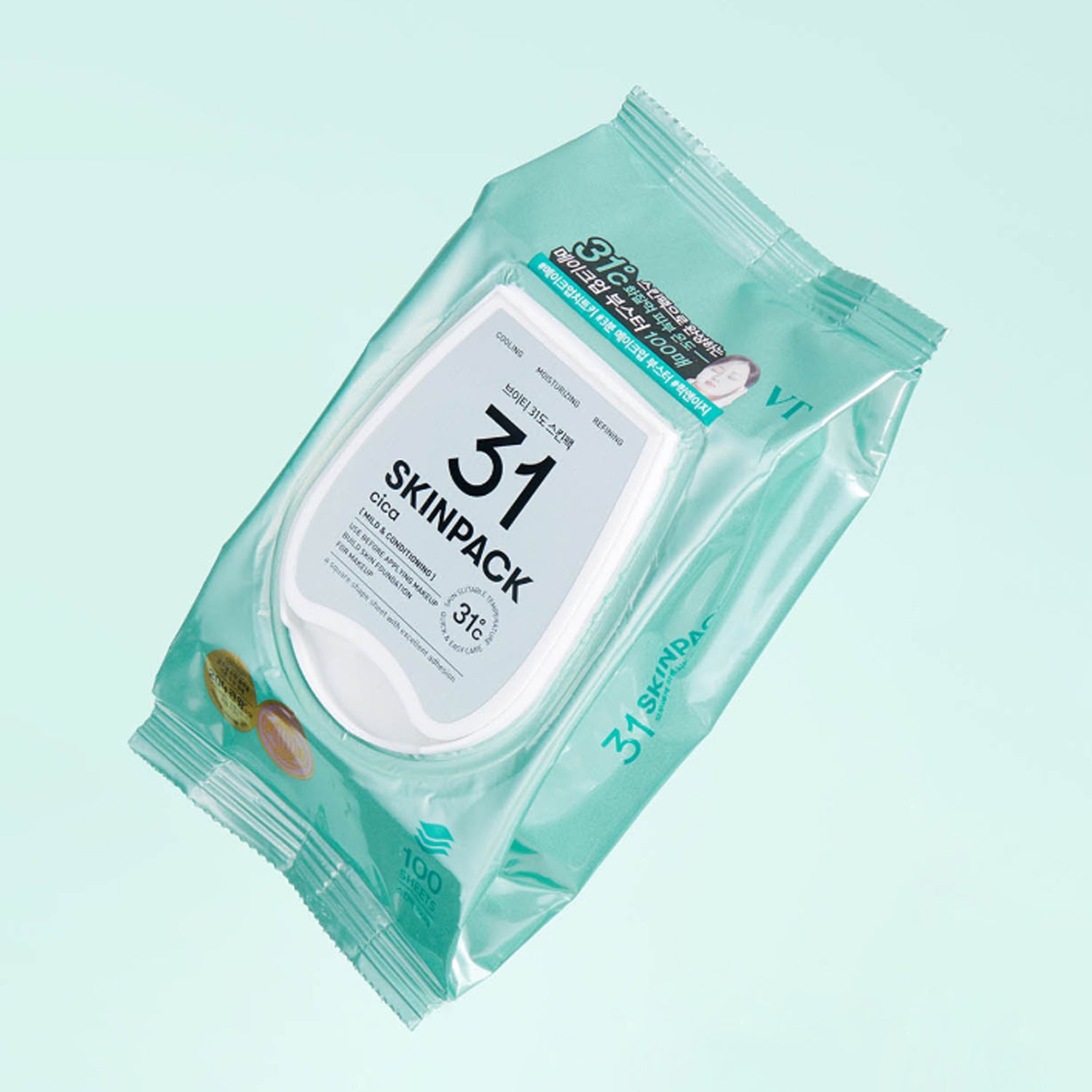 VT Cosmetics Мягкие пилинг-пэды для кожи 100 шт. 100ea