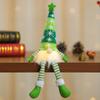 Christmas Faceless Doll Ornaments LED Light Plush Knitting Crafts Tree Pendant Christmas Decorations Home Kids Gift