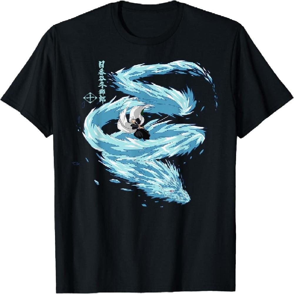 

Bleach Toshiro Hitsugaya Dragon Anime T-Shirt XXXXXL чорний