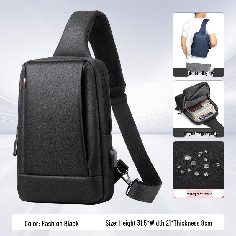 Men s Fashion Oxford Chest Bag