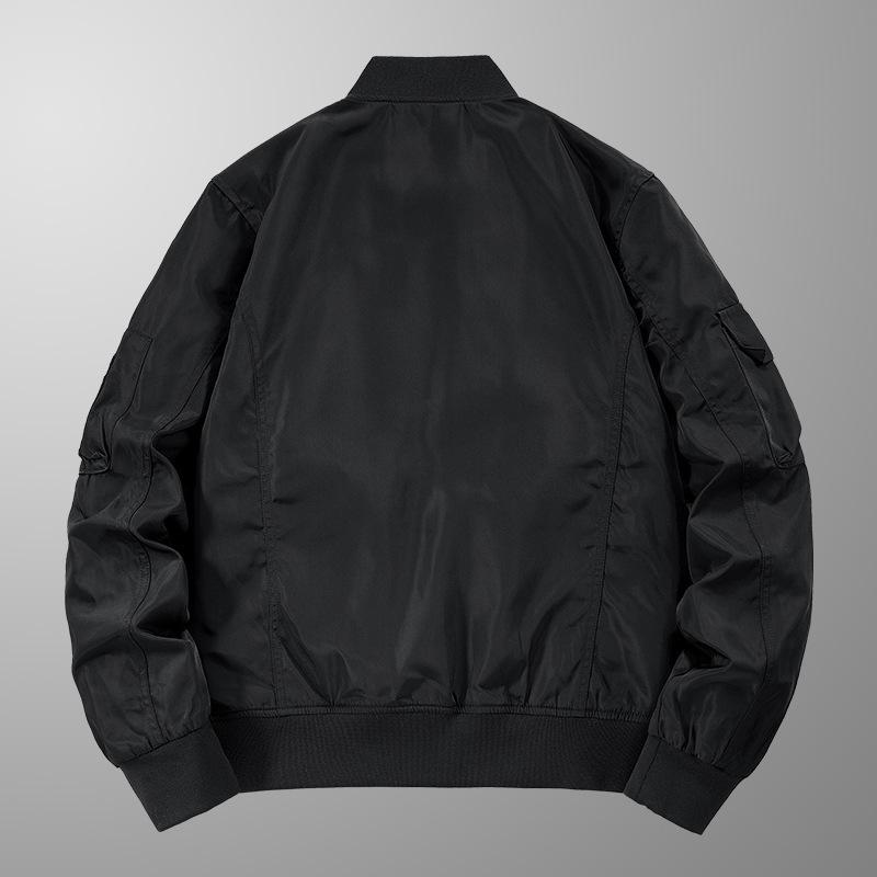 Tooling Flight Jacket Jacket Men's Spring and Autumn Pilot Baseball Uniform Plus Size Pie Overcome Locomotive Suit Men