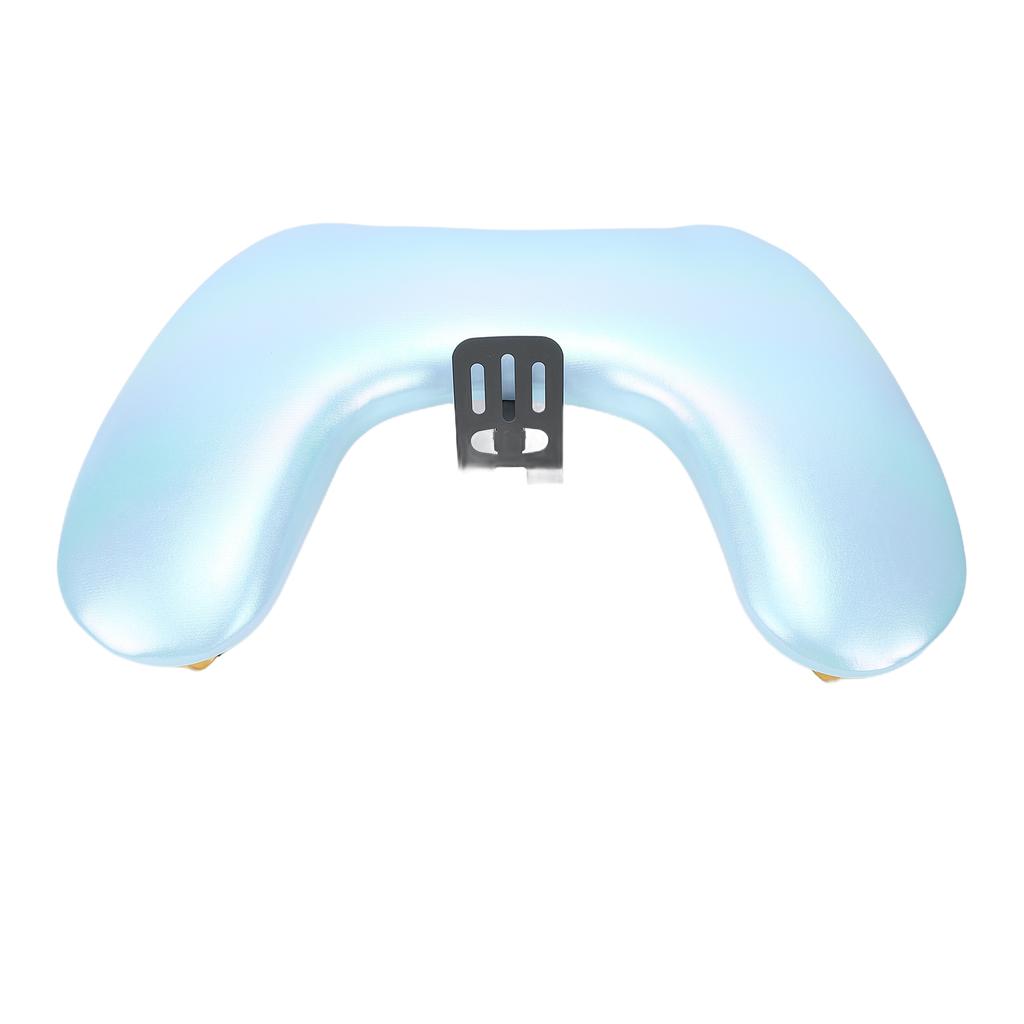Nail Arm Rest for Nail Tech U Shaped PU Lther Manicure Arm Rest with   Phone Stand