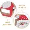Santa Claus Wooden Countdown Calendar Blocks Holiday Home Office Desk Decor 2025 Festive Tabletop Decoration 3D Design