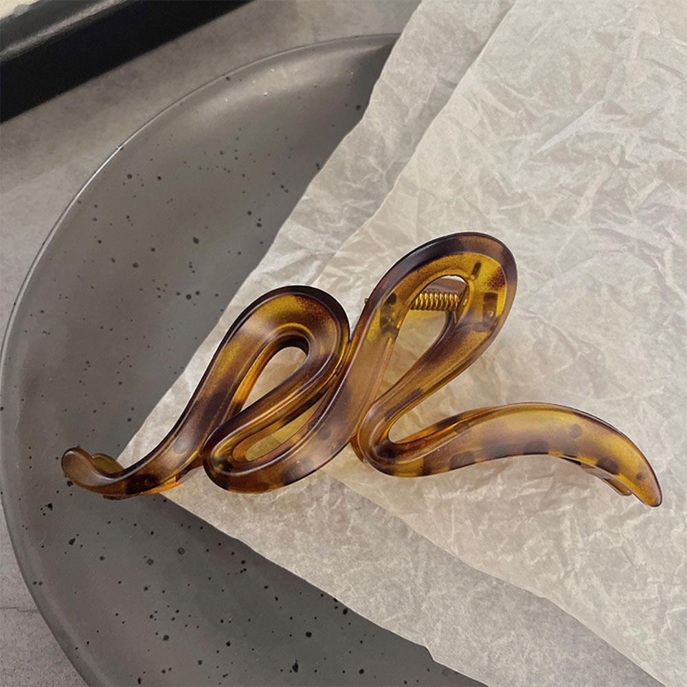Pinze per Capelli a Onda Coreana per Donne Pinze a Squalo in Plastica Barretta per Coda di Cavallo Alta Irregolare Fermaglio per Capelli Accessori per Capelli da Ragazza