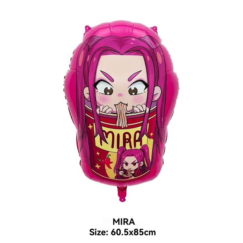 Anime Movie Kpops Demons Hunte Balloon Foil Balloons Set Game Balloons Set Kids Baby Shower Birthday Party Decor Supplies Gifts