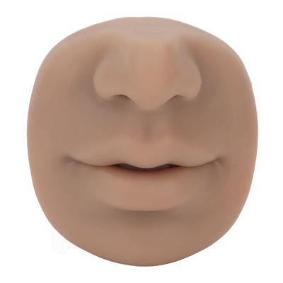 Modello Naso in Silicone con Bocca Flessibile Morbido Modello Naso Imitazione Espositori Nasali Riutilizzabili per Insegnamento