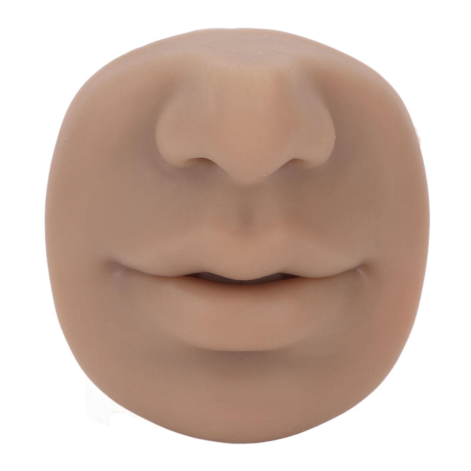 Shoemst Silicone Nose Model With Mouth Flexible Soft Imitation Nose Model Reusable Nose Displays For Teaching