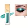 18 Colors Micro Glitter Liquid Eyeshadow, Brickstone Pearlescent Eyeshadow Liquid Waterproof Makeup Smokey Makeup Long Lasting Eyeshadow