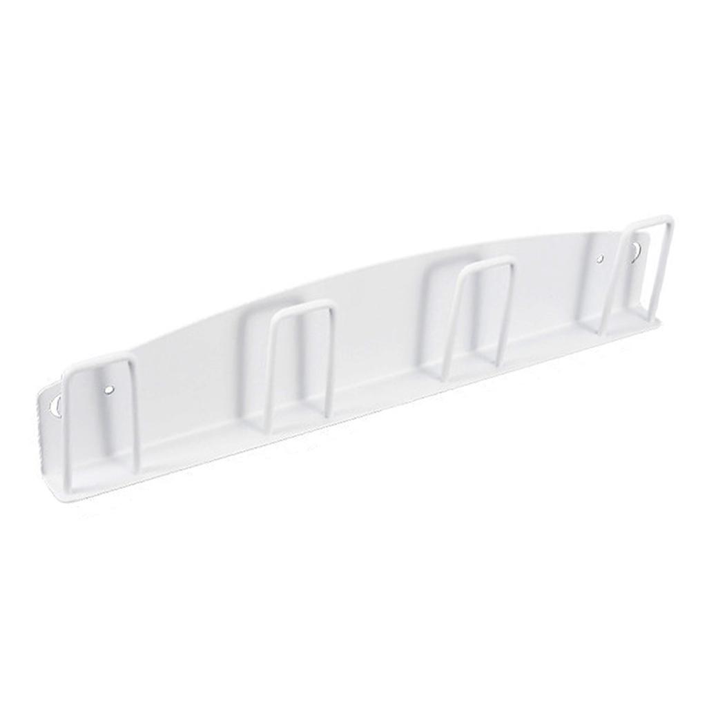 4 Cups Wall Mounted Mug Holder Magnetic Cup Hanging Rack No Drilling Cup Drying Stand for Kitchen Bathroom Living Room