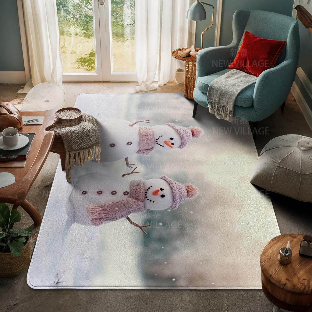 Koberec ke vchodu do domu Rohožka ke dveřím do domu Obývací pokoj Vana Koupelna Protiskluzové koberce s absorpcí vody vana Veselé Vánoce zima