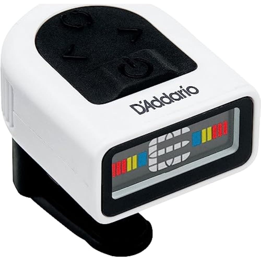 D'Addario Daddario Headstock Tuner Chromatic Type NS Micro Headstock Tuner Full Color Display PW-...