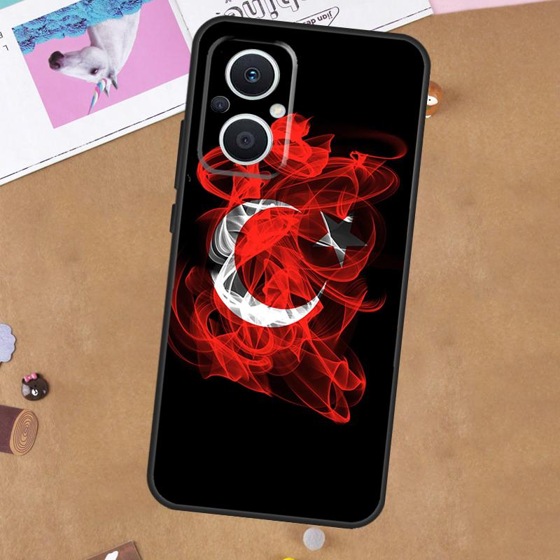 Turkey Turkish Flag Case For OPPO Reno 11 10 Pro 8 7 6 5 4 Lite 8T 5Z 4Z 11F OPPO Find X5 X6 Pro X2 Neo X3 Lite