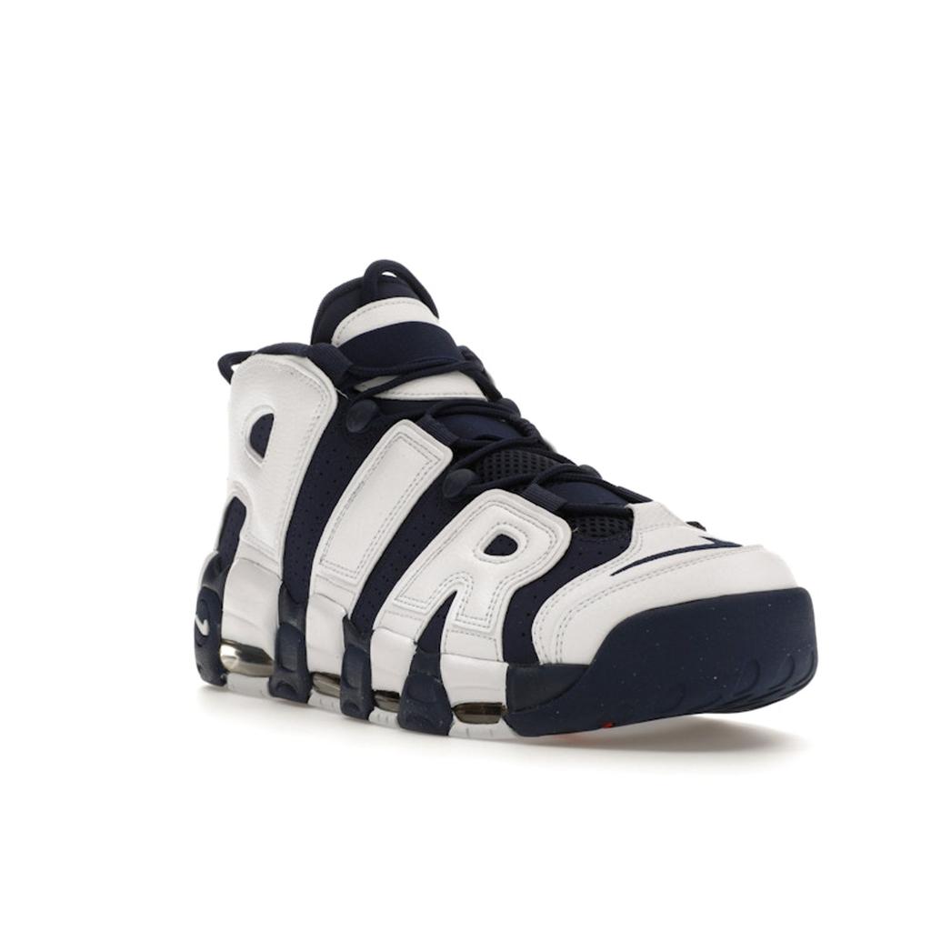 Nike Air More Uptempo 96 Olympic 2024 Men Sneakers Blue White Midnight-Navy FQ8182-100