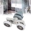 4pcs Durable Double Sliding Roller Track Door Wheel Bathroom Glass Door