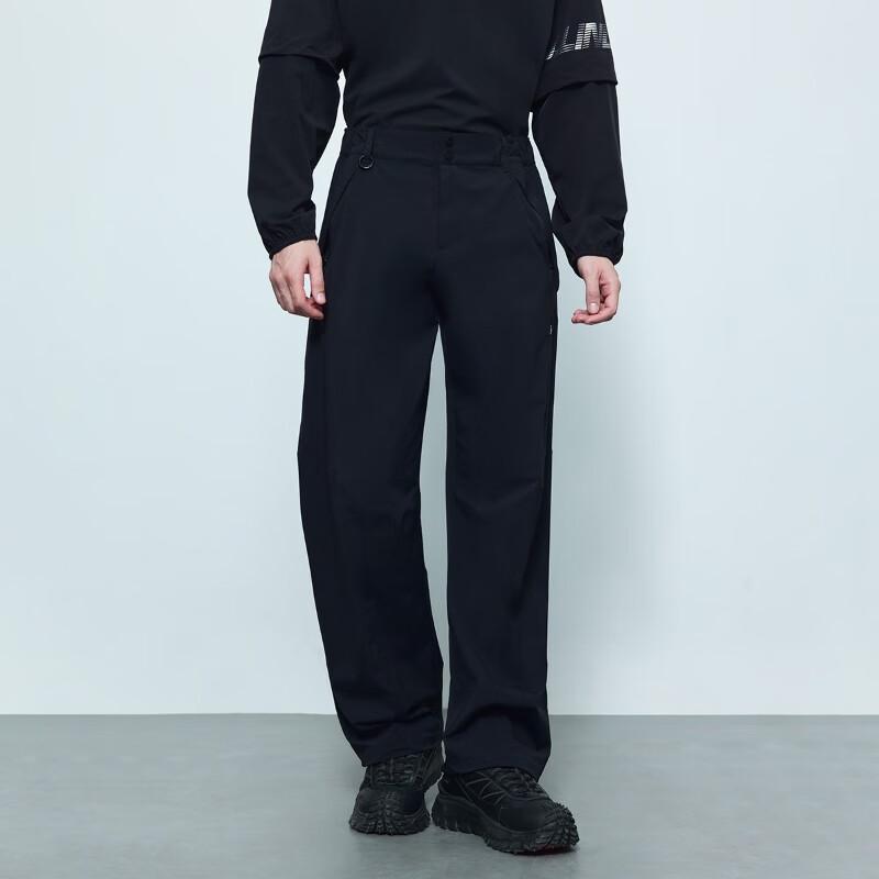 J.Lindeberg Men's Loose Fit Technical Tailored Long Pants