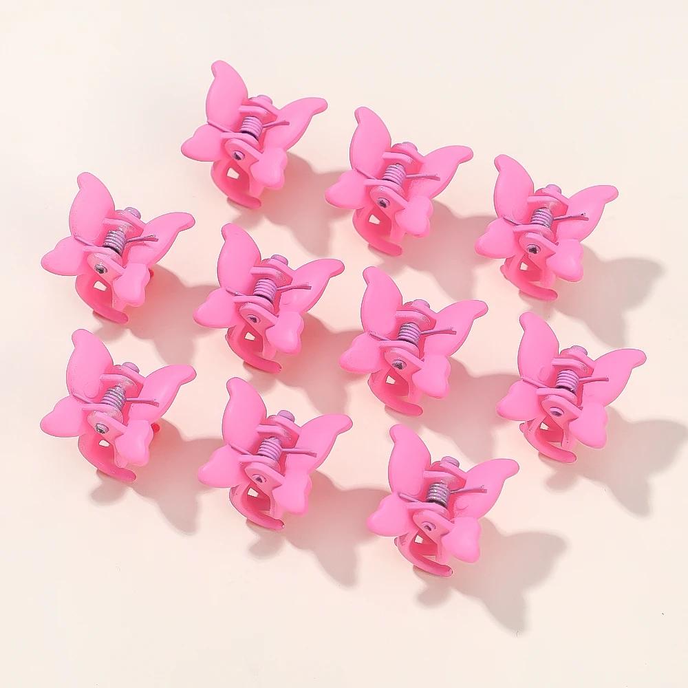 

10/20/30 шт. Новые красочные мини-заколки-крабики для волос в виде бабочек, зажимы-бабочки, заколки-крабики для волос, аксессуары для укладки волос 10pcs