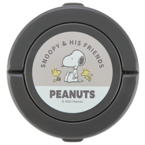 Skater Thermal/Cold Bowl Lunch Jar 540ml with Folding Handle Antibacterial Snoopy Badge LDNO6AG