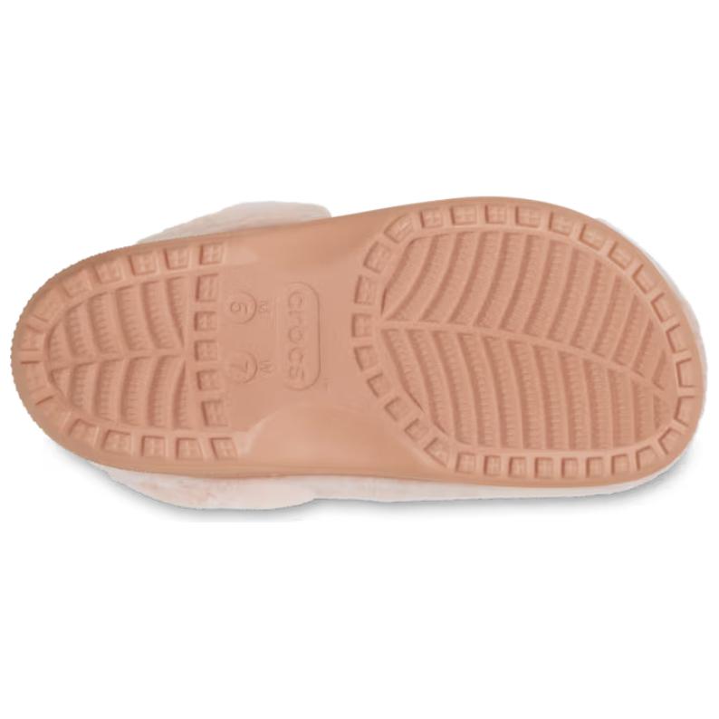 Crocs simple and comfortable versatile toe slippers women's beige