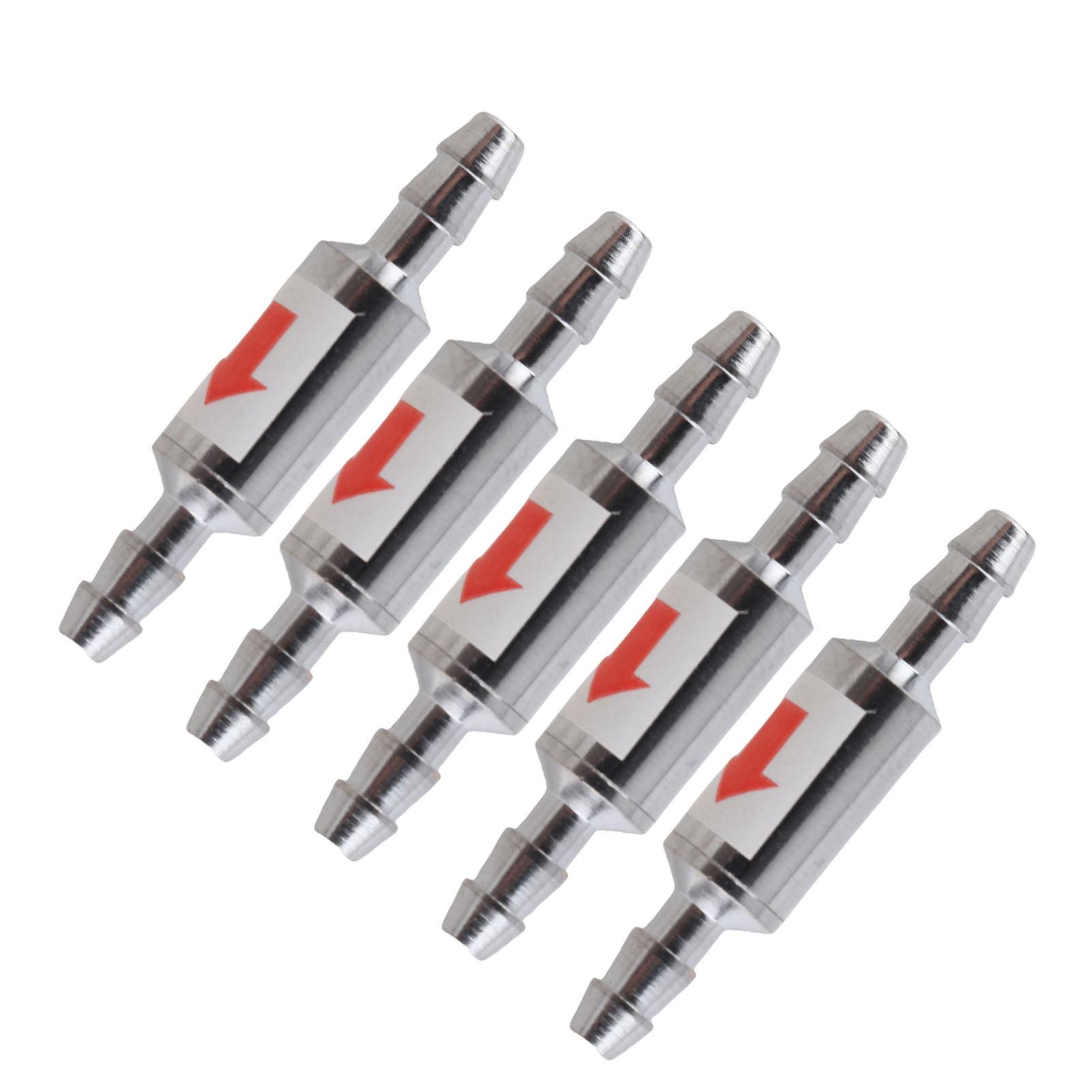 

1 Way Check Valve, Stainless Steel, Prevents Water Backflow for Fish Aquarium CO2 Check Valve with Space-Saving Design, Suitable for Generators