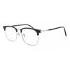 Full Rim Browline Black Silver Smartbuy Collection Hezzy 71007 C13 Fashion Unisex Eyeglasses