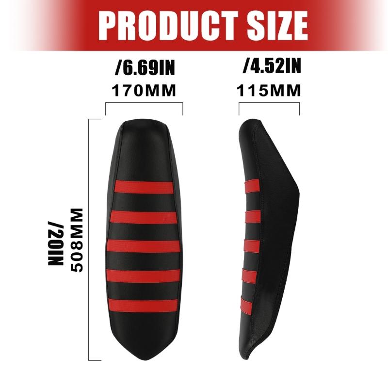Premium Anti Slip Motorcycle Seat Cover PVC Leather Custom Fit for Enhanced Safety