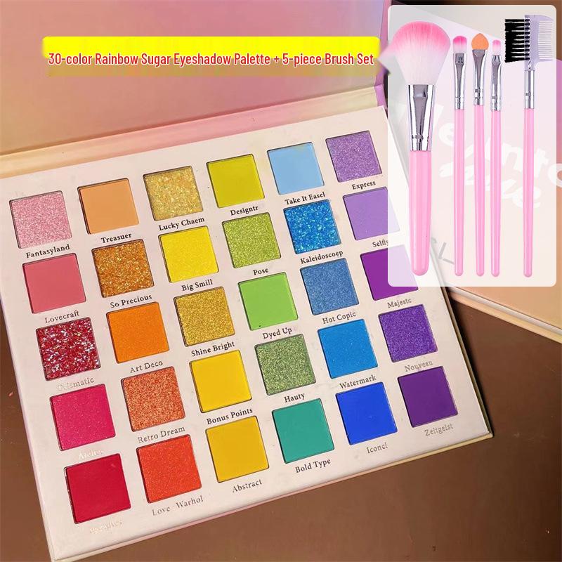 

Палетка теней MGL30 Skittles - Детский сценический макияж, Перламутровые Матовые Блестки, Мелкодисперсная Мерцающая Пудра для Косплея.