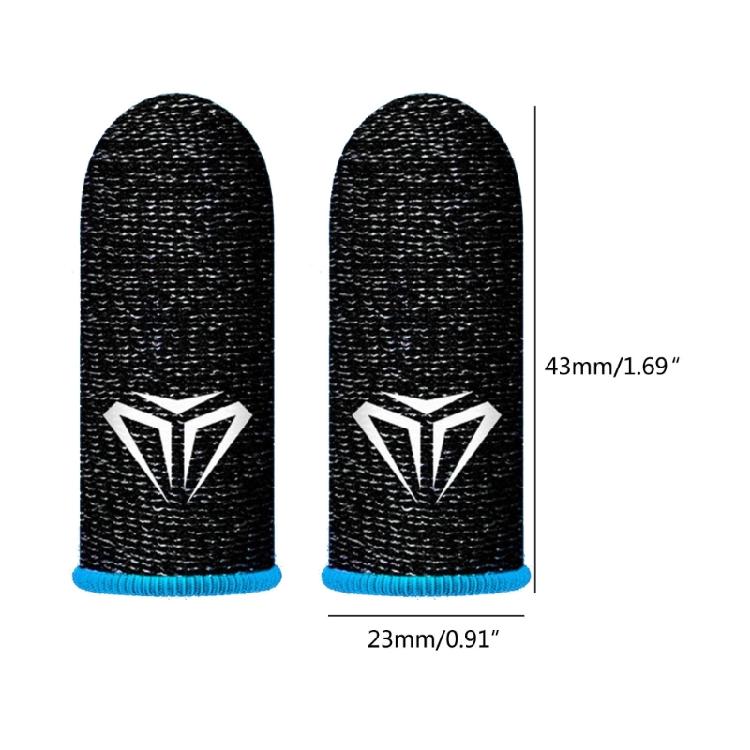 2PCS Fingertip Gloves Touch Screen Finger Tip Sleeve Cover Sweatproof Anti-slip