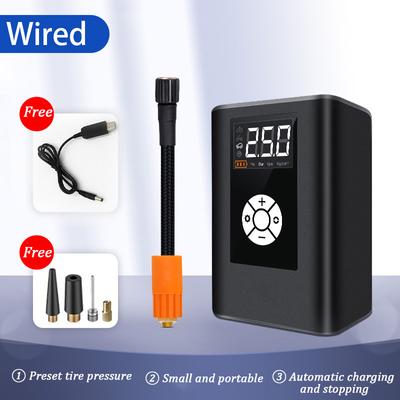 Wireless Air Pump for Automobile Charging Motorcycle Tire Electric Pump High Pressure High Power Car Air Pump
