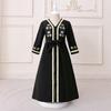 Middle East Cross-Border Pleated Evening Dress for Little Girls - Hot Stamped Princess Party Robe