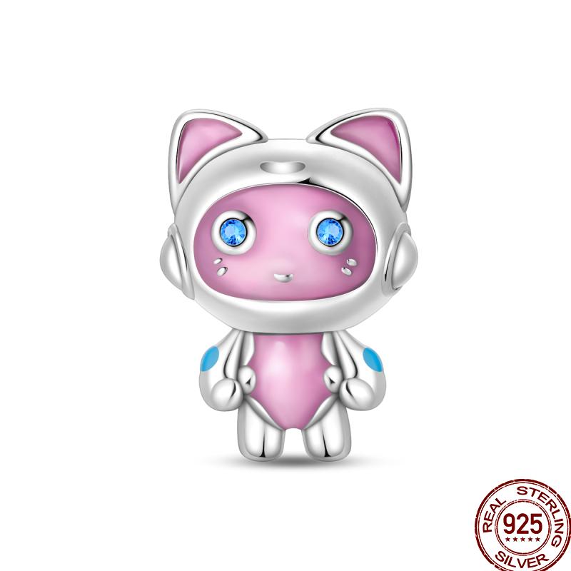 Copper Colorful Beads Youth Multi Series Shiny Inlaid Zircon Pendant Suitable For Pan Original Jewelry Gift