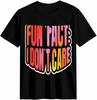 Fun Fact I Don't Care Retro Gradient Graphic T-shirt