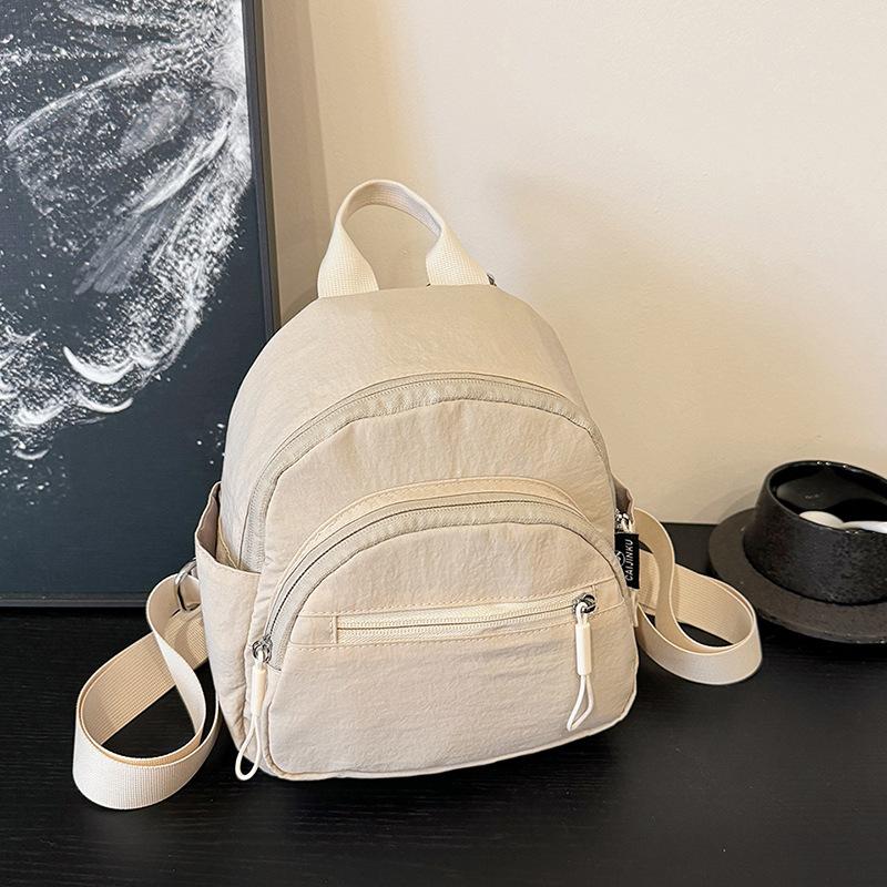 2025 summer new backpack large capacity multi-pocket practical backpack lightweight simple leisure travel commuter bag