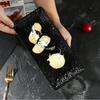 Pp Stone Textured Rectangular Serving Plate Durable For Sushi Home Restaurant Daily Use