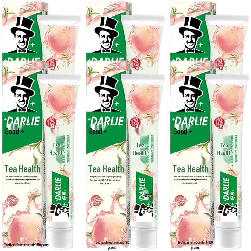 Hawley (Darlie) Teatree White Peach Toothpaste 6-Pack