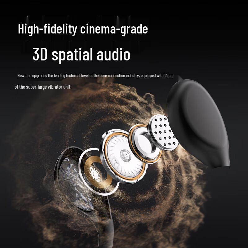 Newsmy H50 Pro True Bone Conduction Wireless Headphones