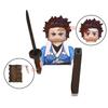 WM Blocks 6116 6137 6138 Demon Slayer Tanjirou Nezuko Inosuke Zenitsu Giyuu Rengoku Uzui Tengen Anime Bricks Building Blocks