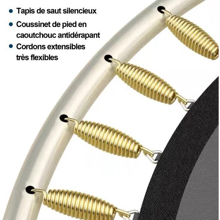 FOXSPORT Trampoline Pour enfants,Équipé D'un Panier Et De Balles En plastique,Coussin Rebondissant, À Partir De 2 Ans – Orange