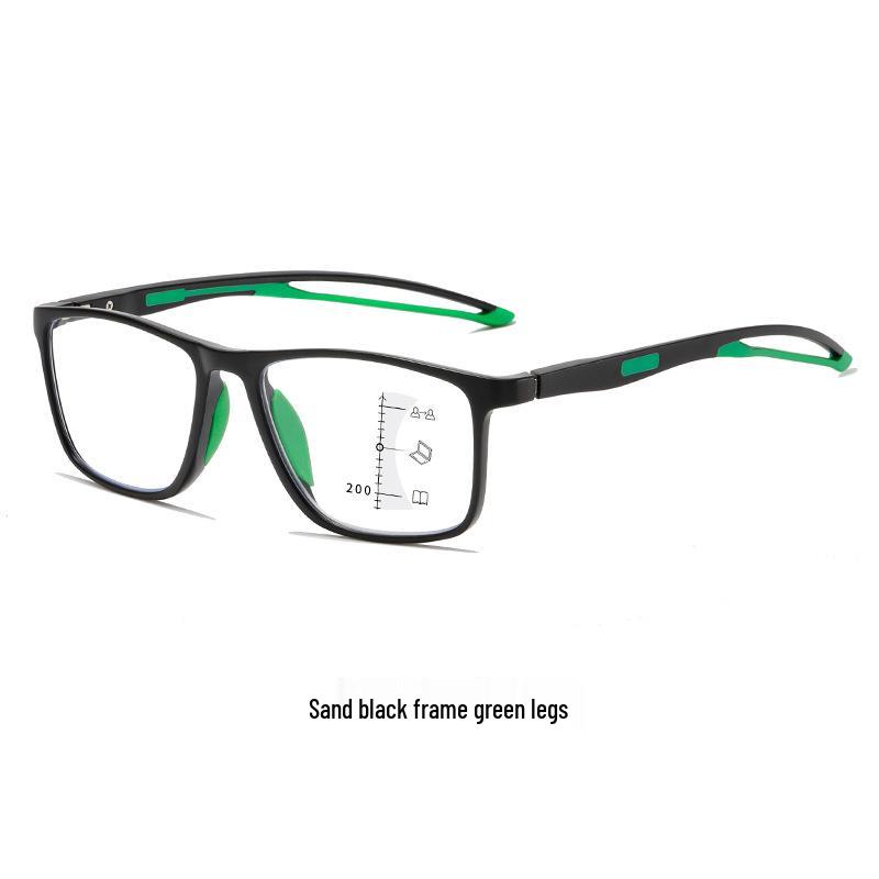 HD Multifocal Ultralight TR90 Reading Glasses: Anti-Slip, Anti-Blue Light, Sporty Design for Near & Far Vision