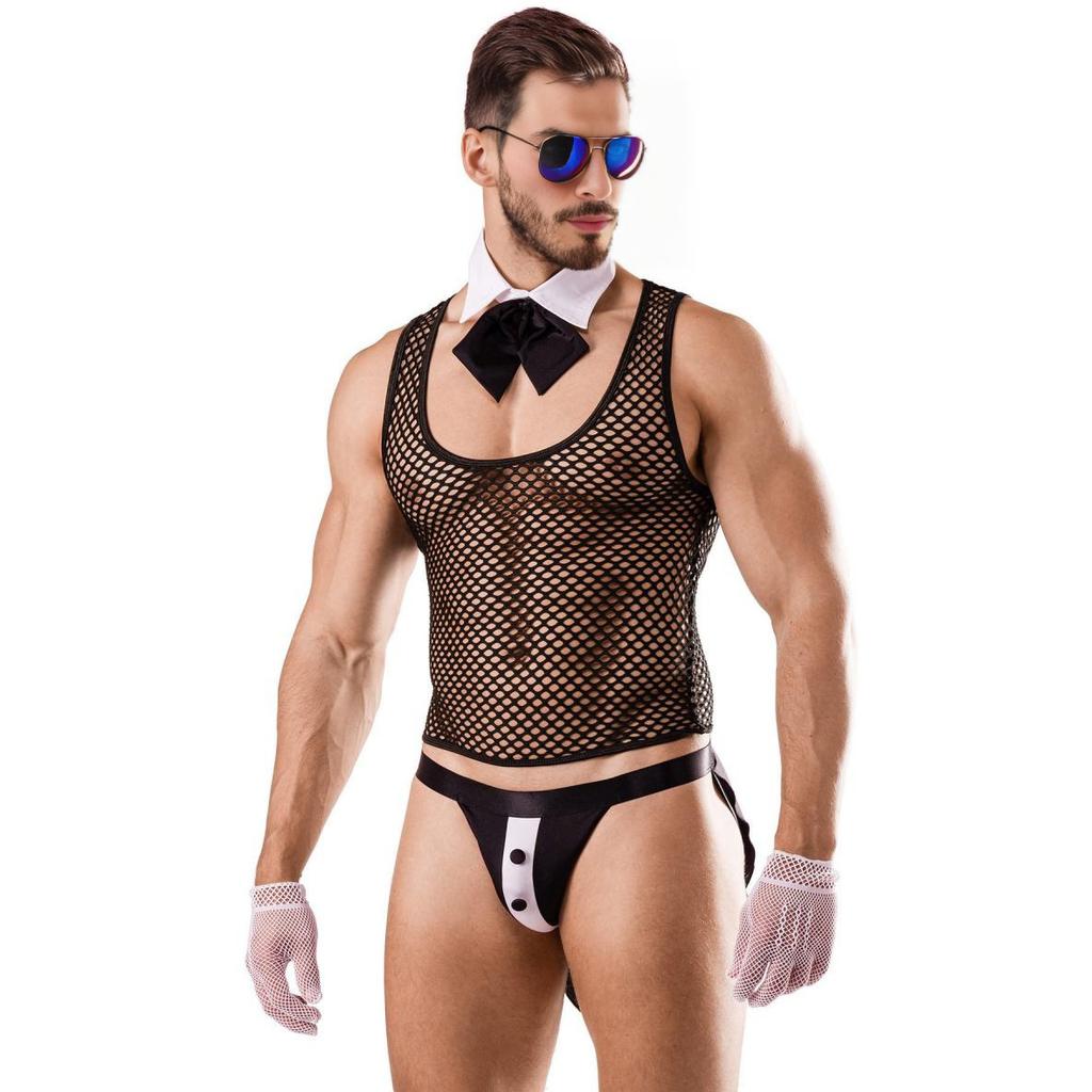 Men's sex underwear, game bunny girl COS clothing, men's role-playing rabbit sex uniform suit