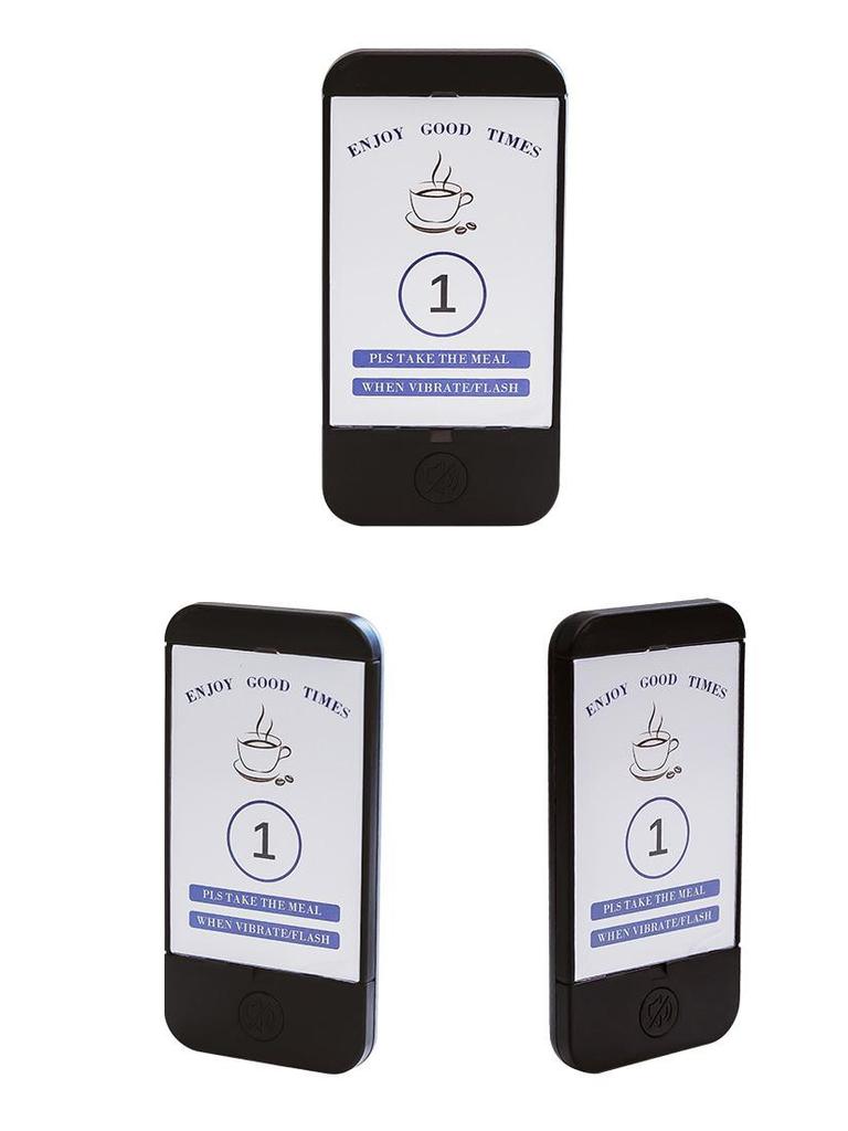 One-to-Twenty Wireless Vibration Pager: Queue and Pickup System for Milk Tea & Dessert Shops