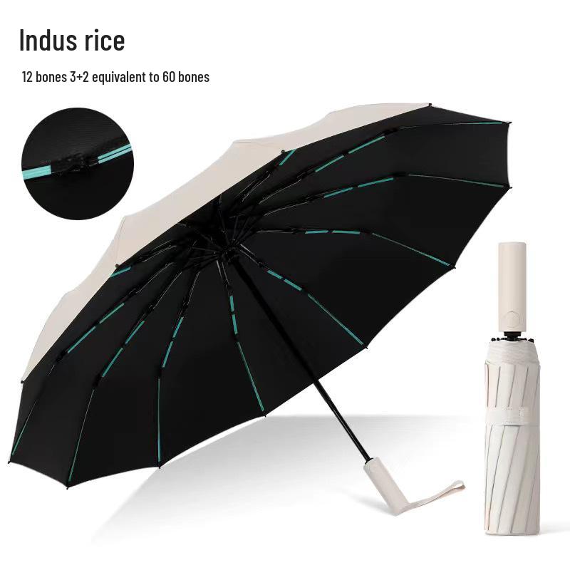 Dual-Use Anti-Storm UV-Proof Student Umbrella